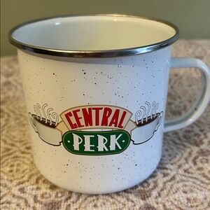 Friends Central Perk Enamel Camper Mug 21 Oz. Friend’s Television Show Stocking